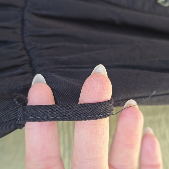 Nasty Gal Collection Wide Leg Short Sleeve V-neck Jumpsuit Button Front 10 - Picture 6 of 8